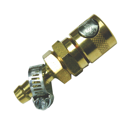 Air Tool Fitting - Coupler 3/8" Hose Barb Jamec Style Carded