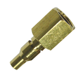 Air Tool Fitting - Plug Male 1/4 Female Thread Jamec Style 2Pc Carded