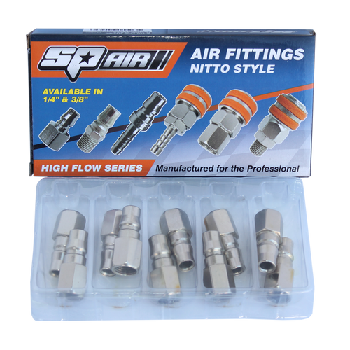 Air Tool Fitting - Plug Female 1/4" Nitto Style Box Of 10