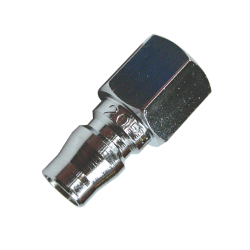Air Tool Fitting - Plug Male 1/4" Female Thread Nitto Style 2Pc Carded