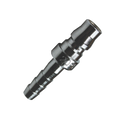 Air Tool Fitting - Plug Male 1/2" Hose Barb Nitto Style 2Pc Carded