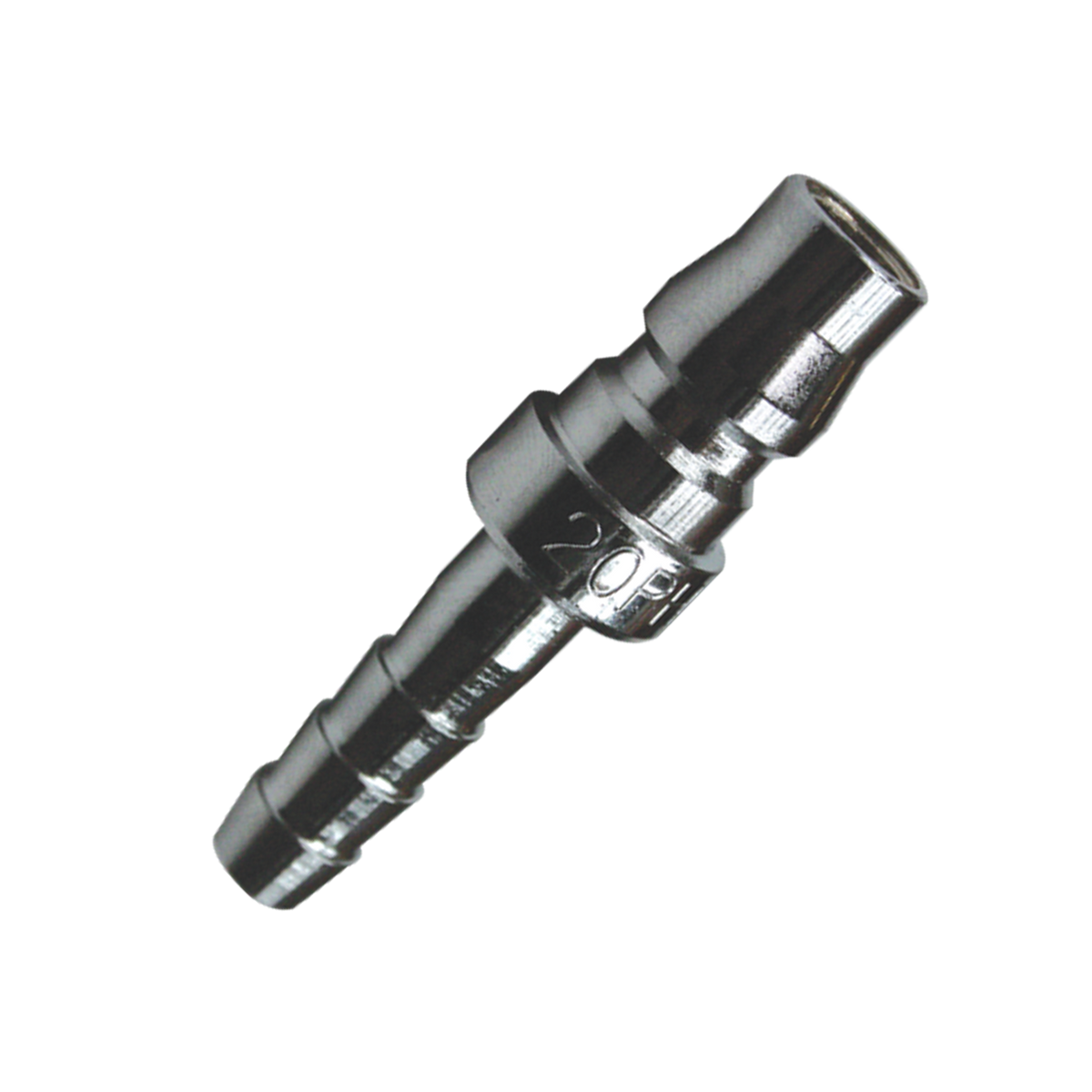 Air Tool Fitting - Plug Male 1/2" Hose Barb Nitto Style 2Pc Carded
