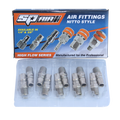 Air Tool Fitting - Plug Male 1/4" Nitto Style Box Of 10