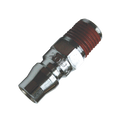 Air Tool Fitting - Plug Male 1/4" Male Thread Nitto Style 2Pc Carded