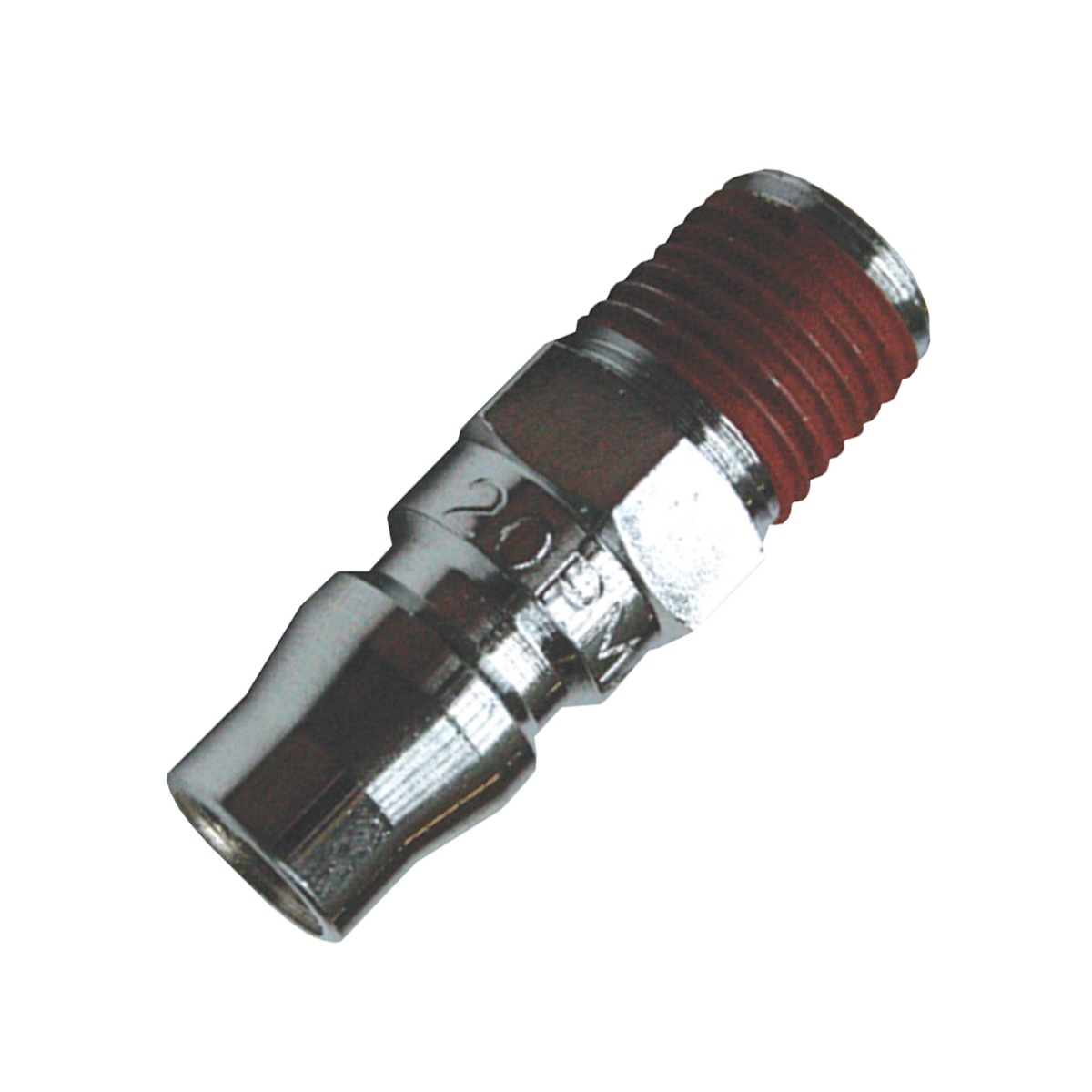 Air Tool Fitting - Plug Male 1/4" Male Thread Nitto Style 2Pc Carded