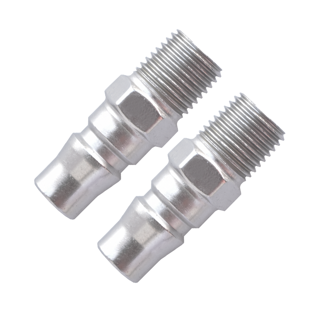 Air Tool Fitting - Plug Male 3/8" Male Thread Nitto Style 2Pc Carded