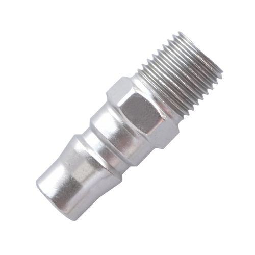 Air Tool Fitting - Plug Male 1/2" Male Thread Nitto Style Carded