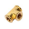 Accessories Compressor - Female Brass Tee 1/4"