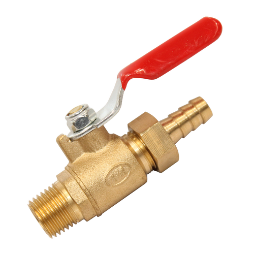 Accessories Compressor - Valve Ball 1/4" With Hose Barb Tail