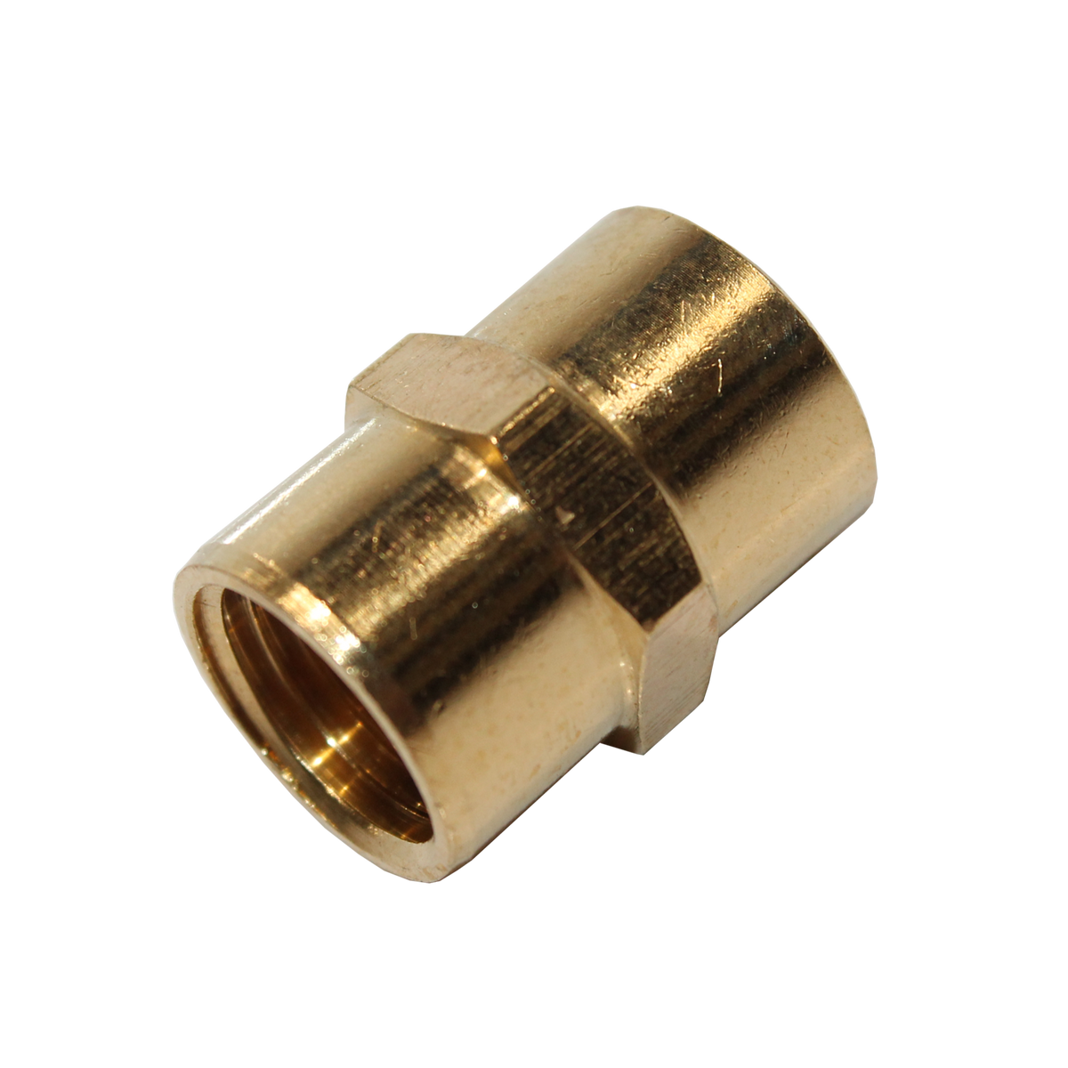 Accessories Compressor - Socket Hex Brass 1/4"F X 1/4"F