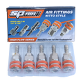 Air Tool Fitting - Coupler Hose Barb 3/8" Nitto Style Box Of 5
