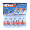 Air Tool Fitting - Coupler Male Thread 3/8" Nitto Style (Box Of 5)