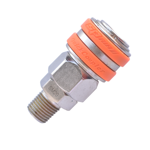 Air Tool Fitting - Coupler 1/2"M Thread Nitto Style