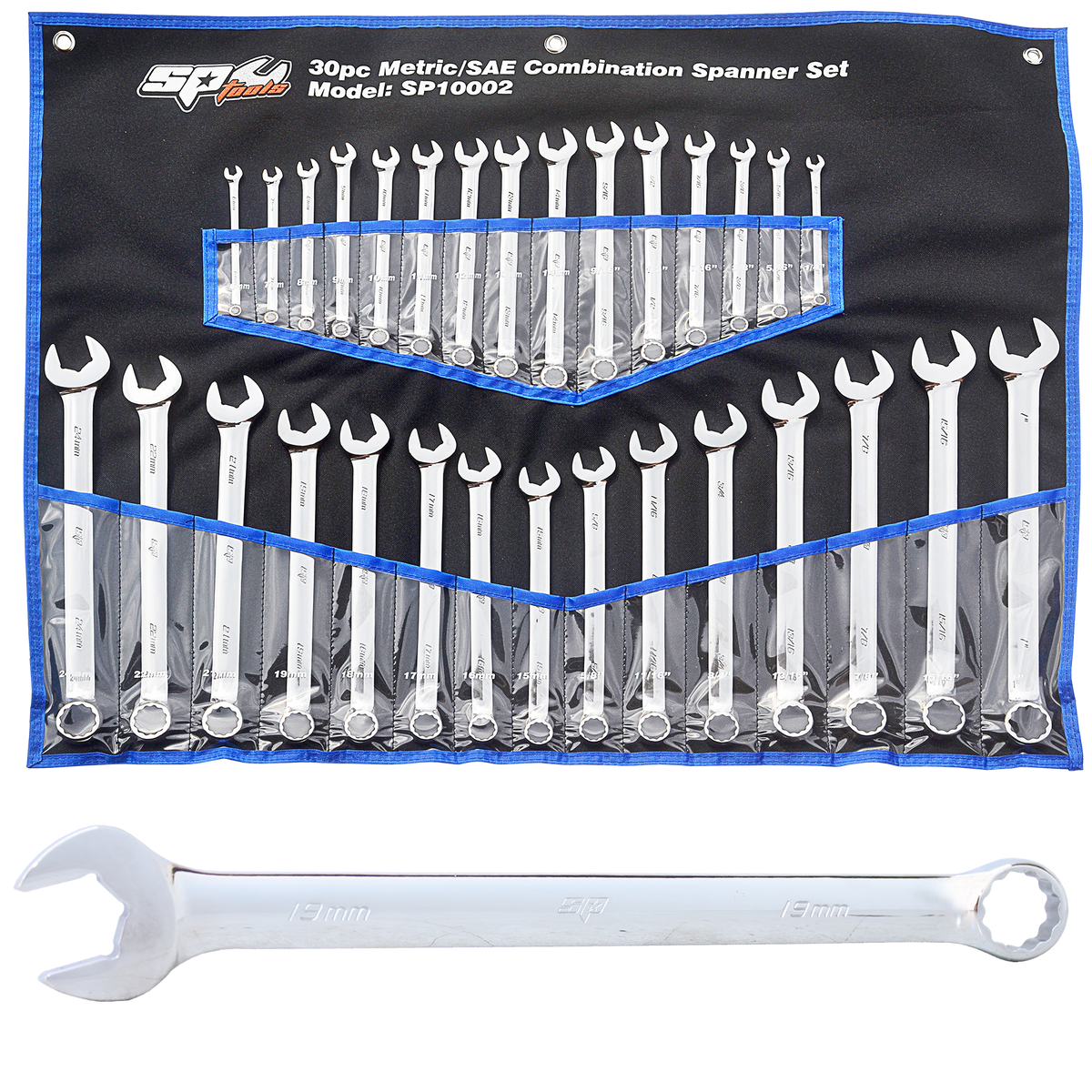 Spanner Set - Roe 30Pce Metric/Sae