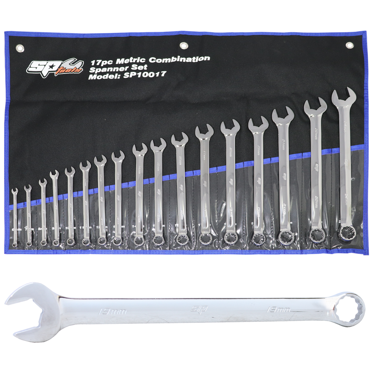 Spanner Set - Roe Quad Drive Metric 17Pc
