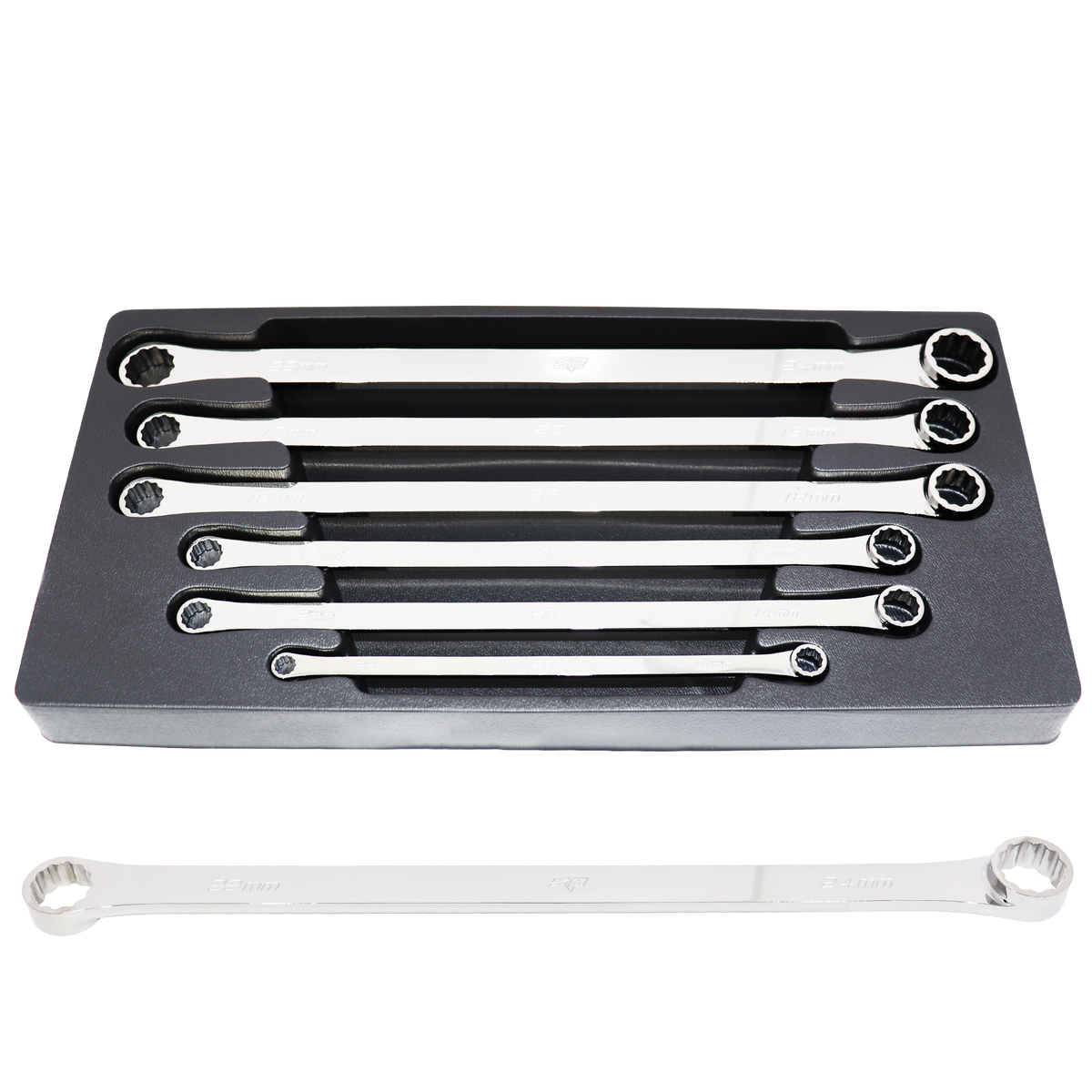 Spanner Set - Double Ring 6Pc Metric