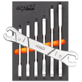 Spanner Set -  Flare Nut Ratcheting 6Pc (Metric/Sae Combined)