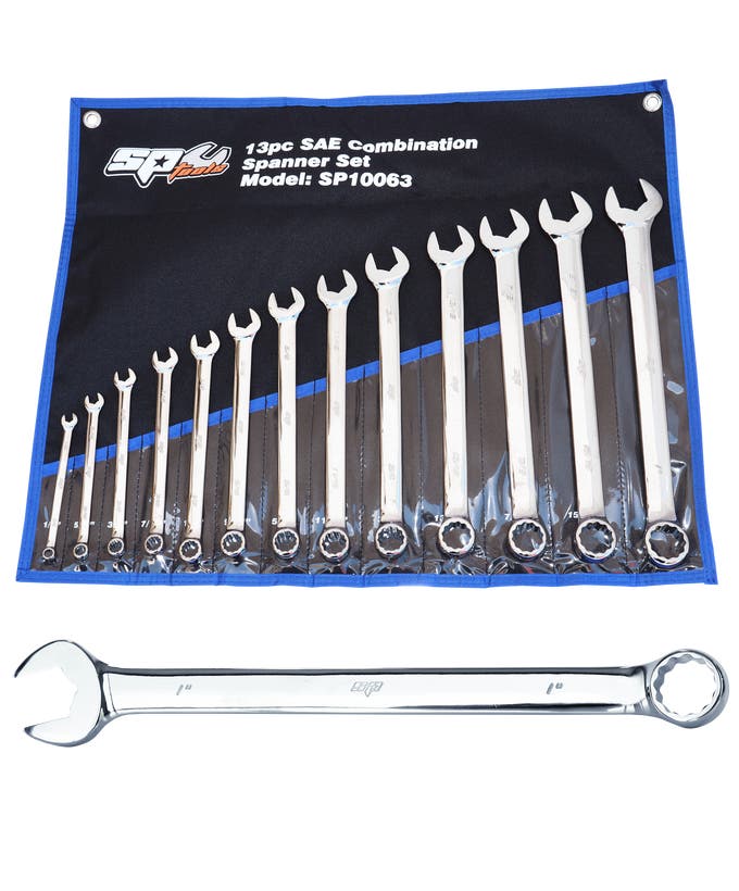 Spanner Set - Roe Quad DRive SAE 13Pc - SP10063