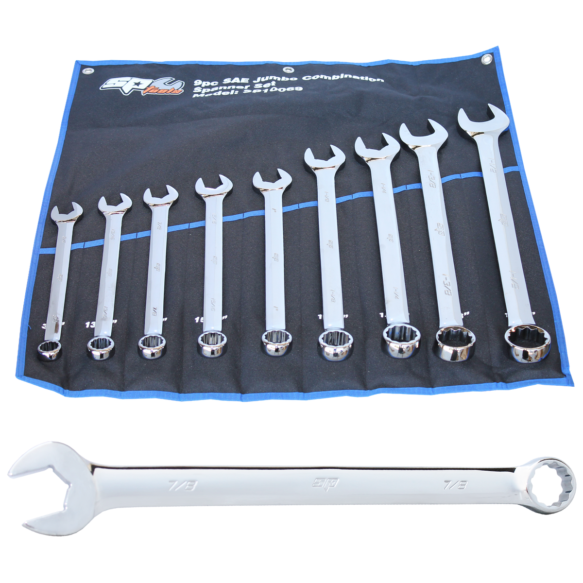 Spanner Set - Roe Quad Drive Jumbo Sae 9Pc