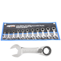 Spanner Set - Roe Geardrive/Quad Drive Reversible Stubby Metric 11Pc