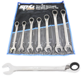 Spanner Set - Roe Geardrive/Quad Drive Reversible Jumbo Sae 7Pc