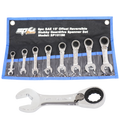 Spanner Set - Roe Geardrive/Quad Drive Reversible Stubby Sae 8Pc