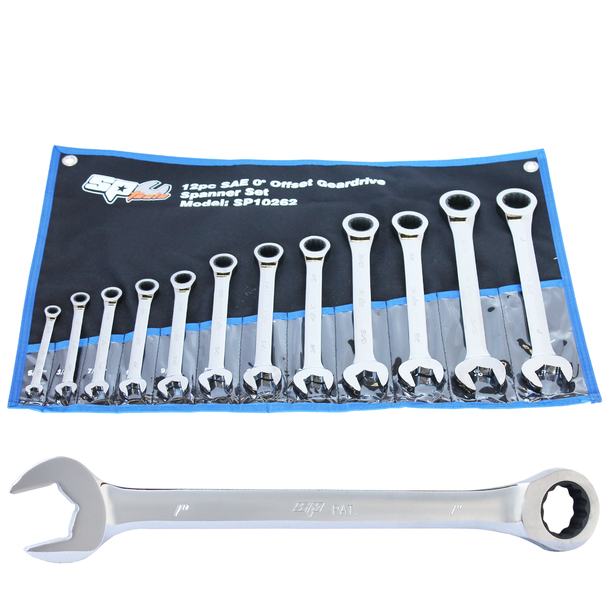 Spanner Set - Roe Geardrive/Quad Drive Sae 12Pc