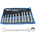Spanner Set - Roe Geardrive/Quad Drive Flex Head Metric 11Pc