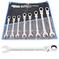 Spanner Set - Roe Geardrive/Quad Drive Flex Head Jumbo Metric 8Pc