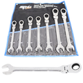 Spanner Set - Roe Geardrive/Quad Drive Flex Head Jumbo Sae 7Pc