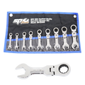 Spanner Set - Roe Geardrive/Quad Drive Flex Head Stubby Sae 9Pc