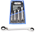 Spanner Set - Double Geardrive Ring Reversible Sae 4Pc
