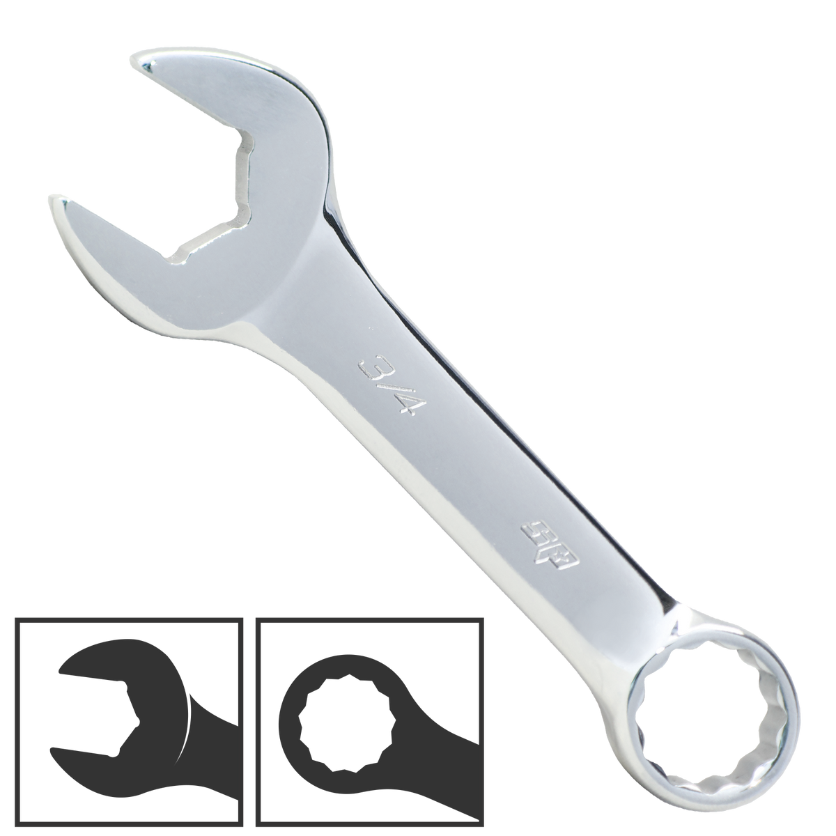 Spanner Roe Stubby Sae 1/2"