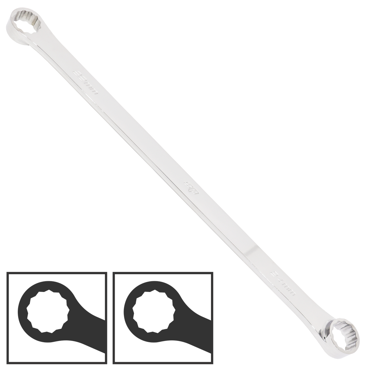 Spanner Ring Double Ring Metric 8Mm X 10Mm 0Degree