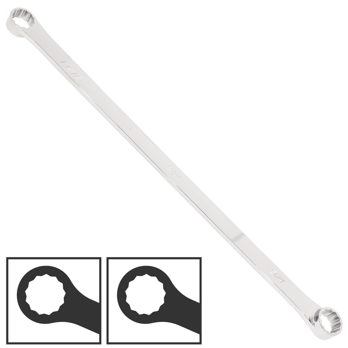 Spanner Ring Double Ring Sae 5/16" X 3/8" 0Degree