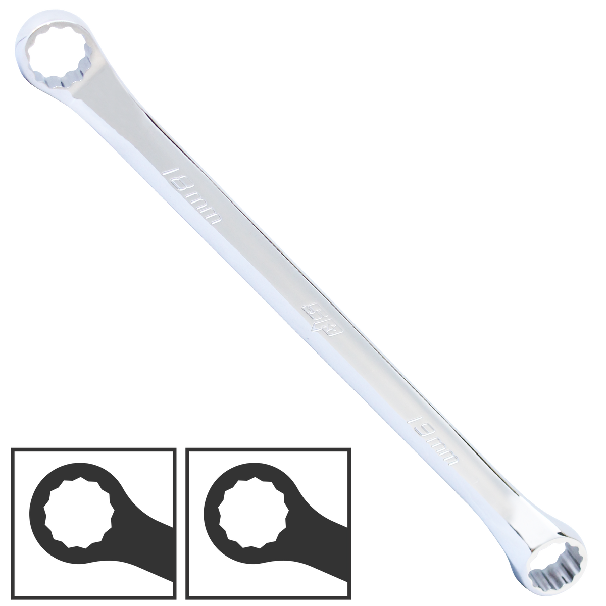 Spanner Ring Double Ring Metric 10Mm X 11Mm 40Degree