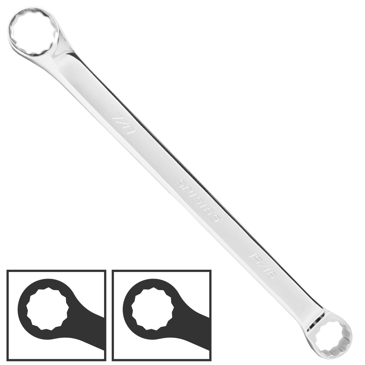Spanner Ring Double Ring Sae 9/16"X 5/8" 40Degree