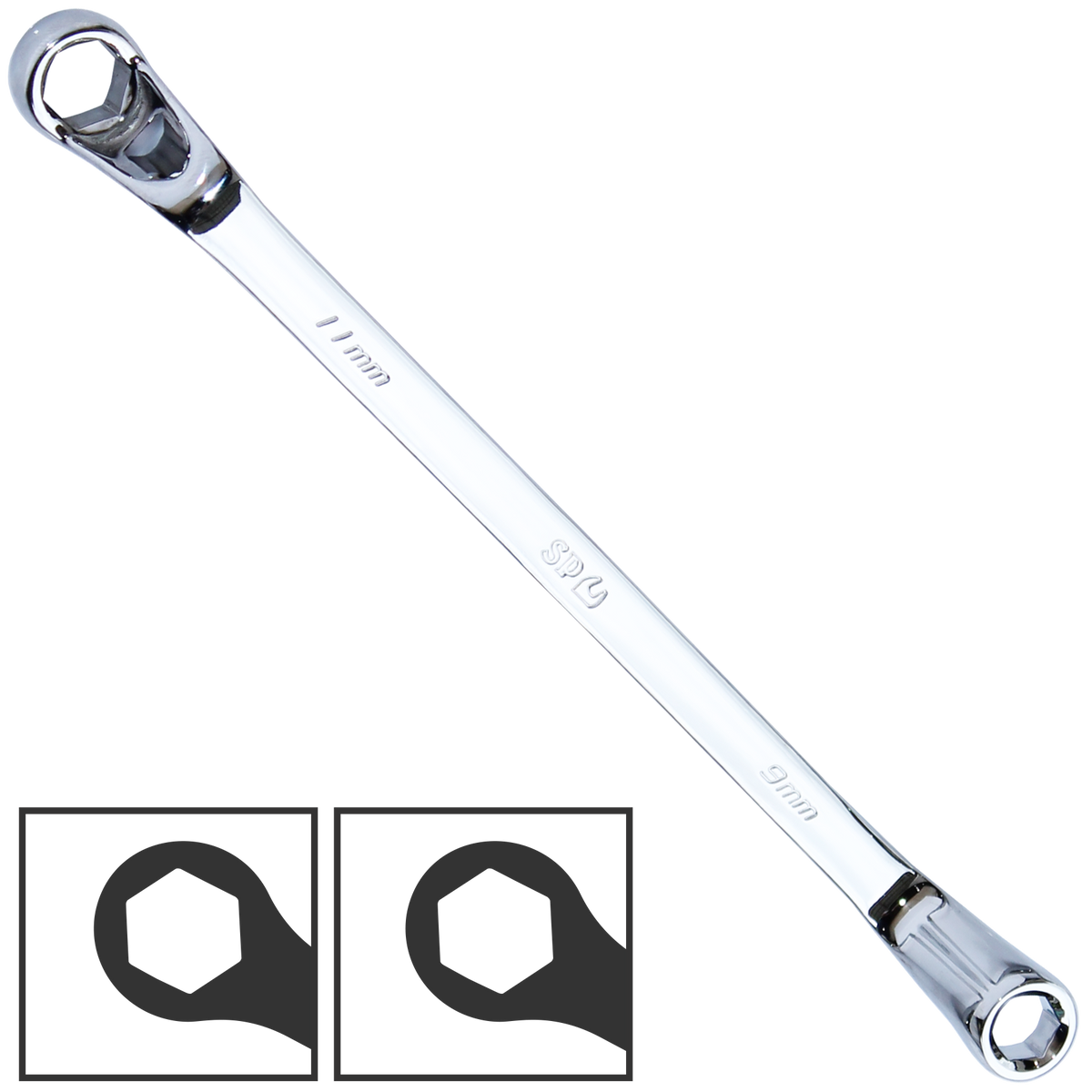 Spanner Double Ring Sae 3/8" X 7/16"