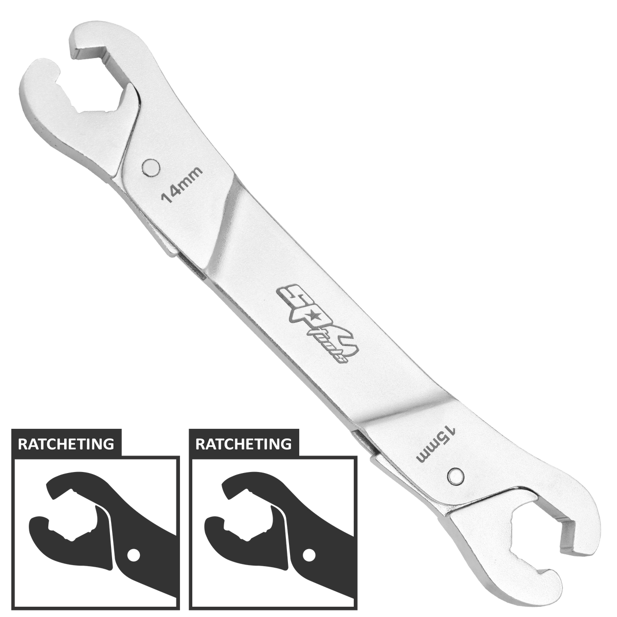 Spanner Flare Nut Ratcheting 14*15Mm (9/16"X19/32")