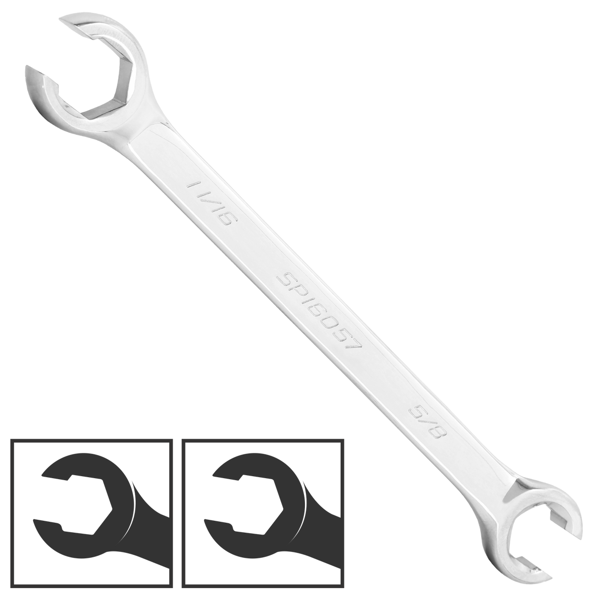 Spanner Flare Nut Sae 1/2" X 9/16"