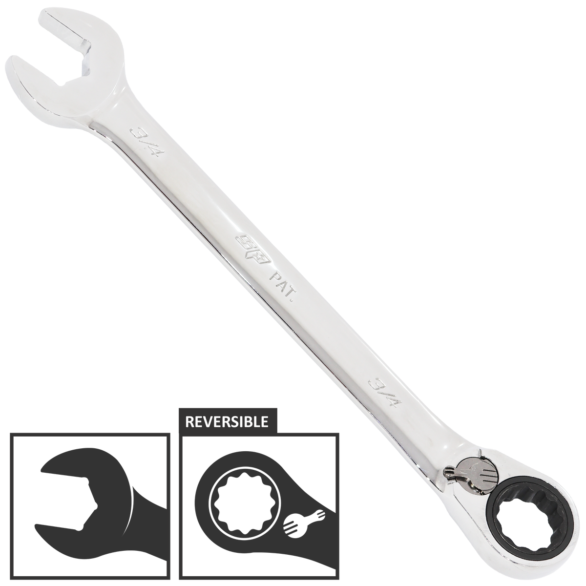 Spanner Roe Geardrive Reversible Sae 13/16"