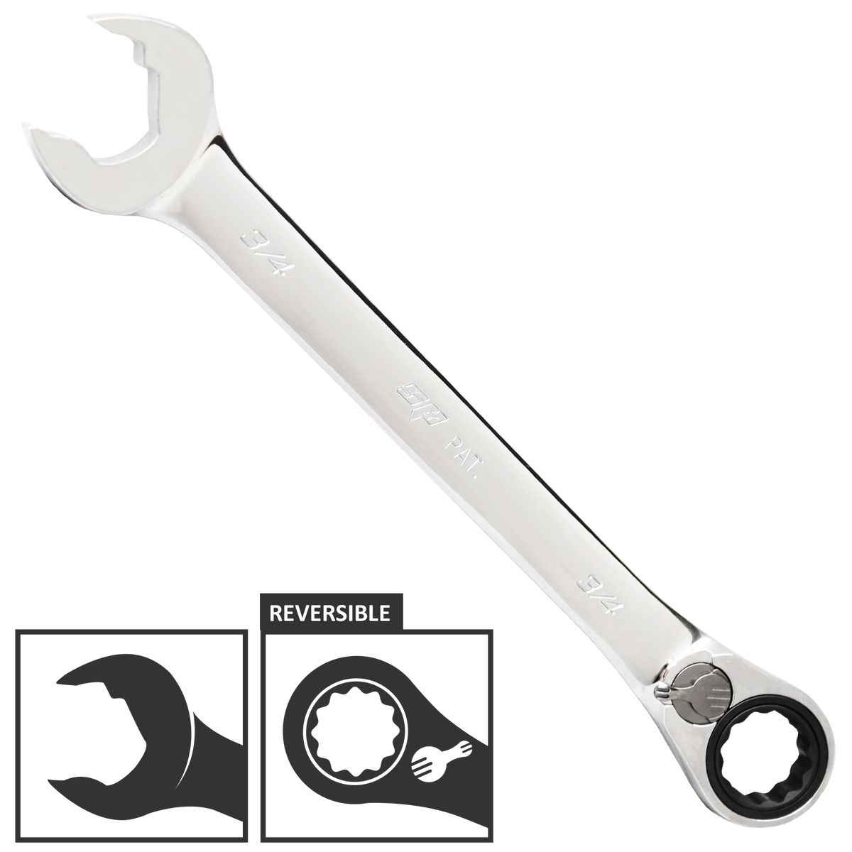 Spanner Roe Speeddrive Reversible Geardrive Sae 7/16"