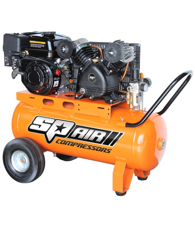 Compressor - 6.5Hp Petrol Belt DRive 60Lt Tank - SP17P