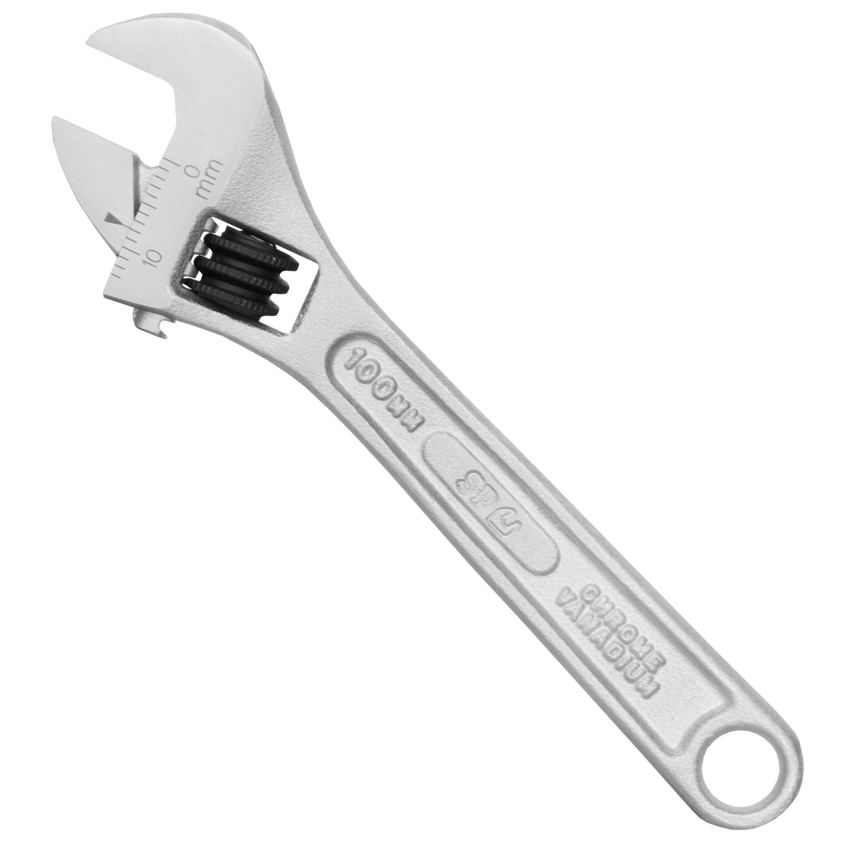 Wrench Adjustable Chrome 100Mm