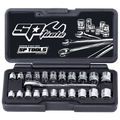 Socket Set - 1/4Dr 6Pt Low Profile 23Pc Metric/Sae