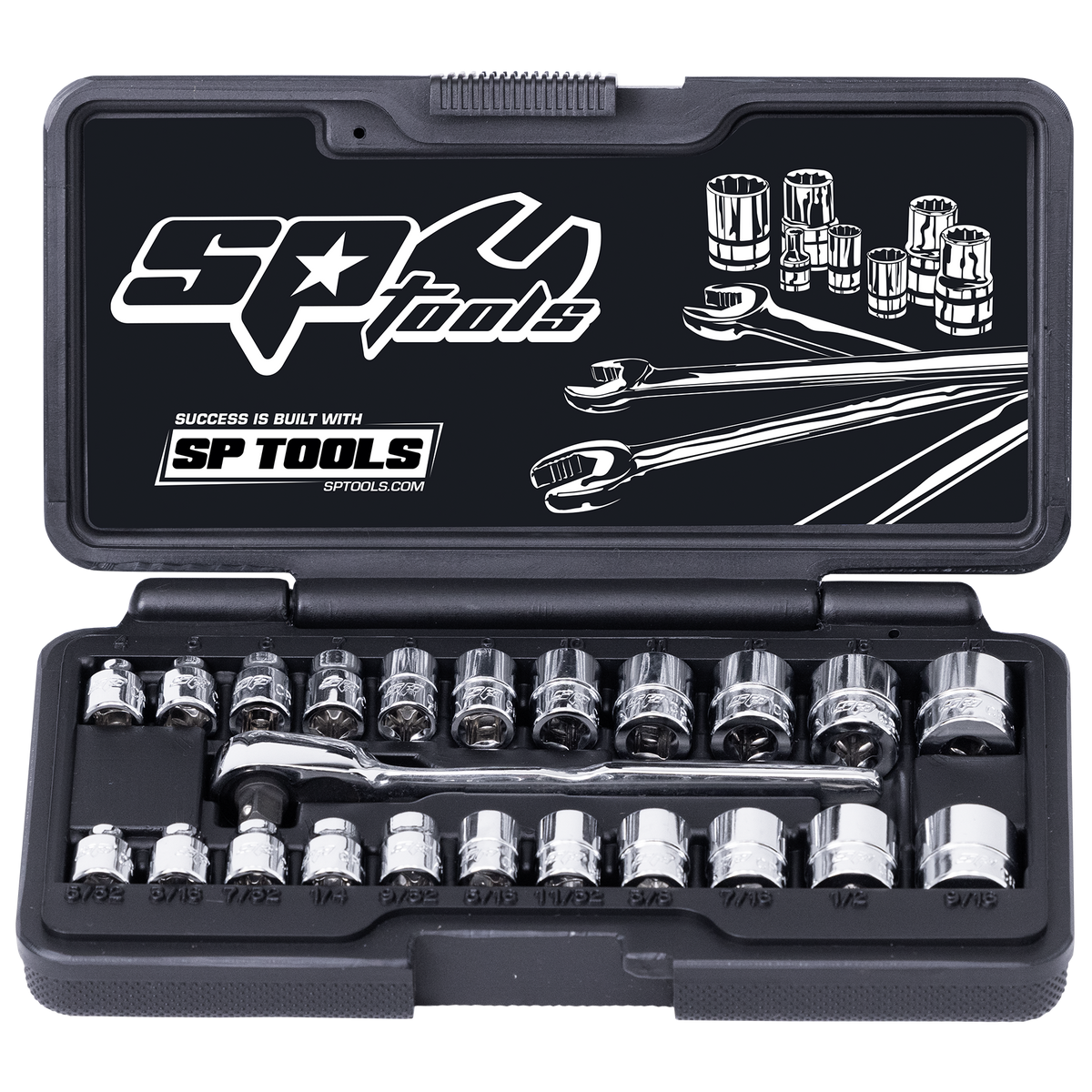 Socket Set - 1/4Dr 6Pt Low Profile 23Pc Metric/Sae