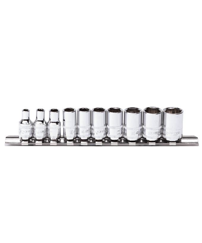 Socket Rail - 1/4DR 6Pt 10Pc Metric - SP20132