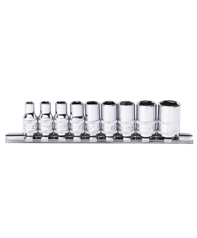 Socket Rail - 1/4DR 6Pt 9Pc SAE - SP20133