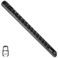 Workshop - Socket Rail 1/4'Dr Holds 13Pc Black