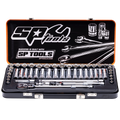 Socket Set - 3/8"Dr 12Pt & 6Pt 50Pc Metric/Sae